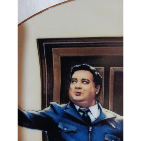 JACKIE GLEASON Hamilton Collection Bang! Zoom Hamilton Plate 24714 Collector - Picture 2 of 12